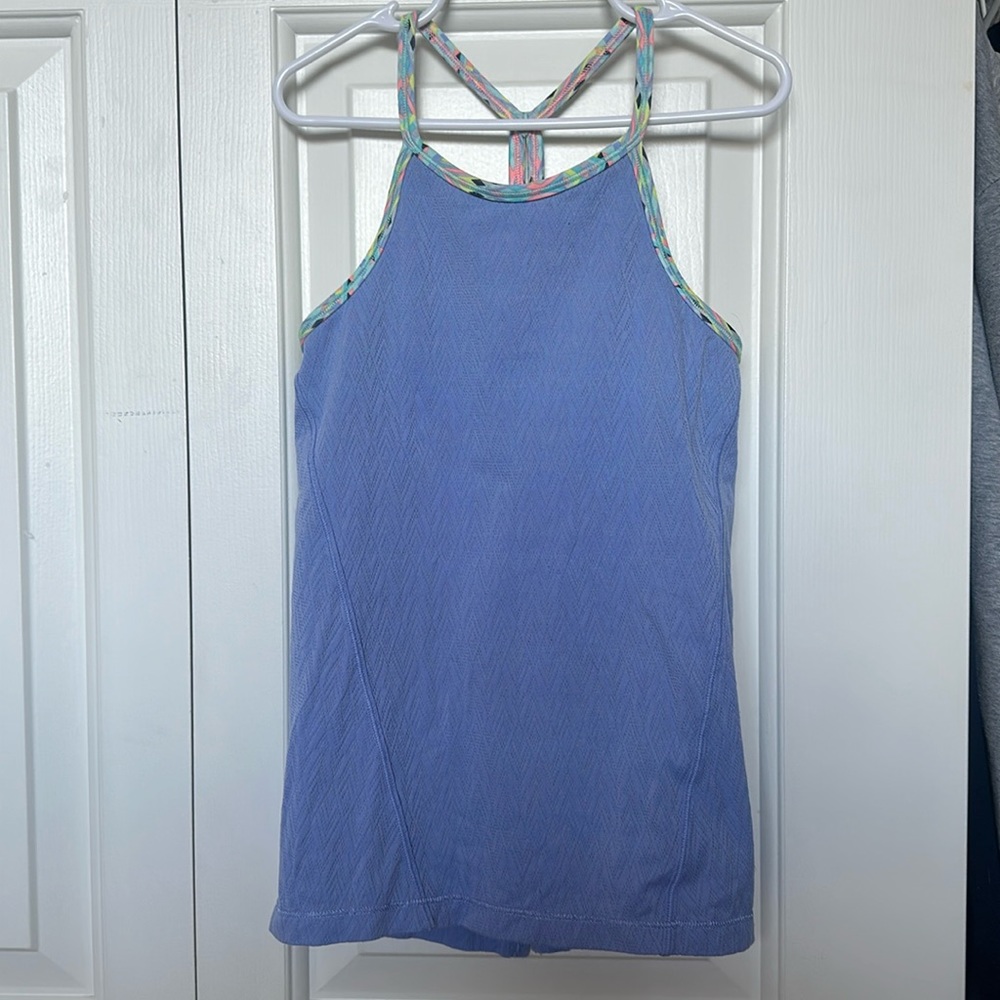 Ivivva girls top with built in bra (discontinued line from lululemon for girls)